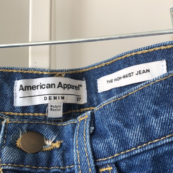 American Apparel High-Waist Jean - Picture 3 of 4